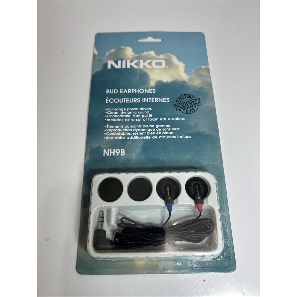 VTG Nikko Earbuds w/ Extra Ear Cushions‎